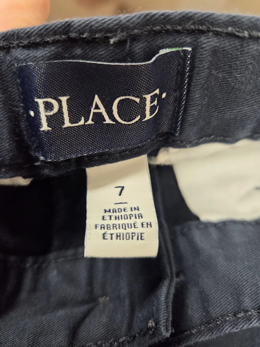 Children's Place Boys Navy Blue Chino Shorts
